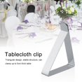 thumbnail image 2 of Clip de mantel duradero, cubierta de mantel de acero inoxidable para mesa de cocina, picnics de boda ANGGREK Otros, 2 of 8