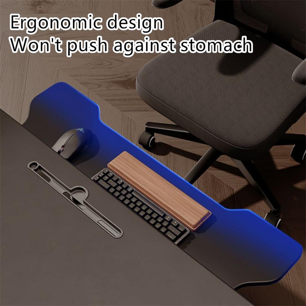 WAASOSCON Adjustable Standing Desk Converter, 38-Inch Wide 2-Monitor Riser with Manual Pneumatic Spring, Keyboard Tray, and 18.5-Inch Height Adjustment for Home and Office Use