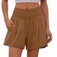 thumbnail image 1 of Vaqueros cargo de cintura media para mujer - Pantalones vaqueros elásticos de pierna ancha con bolsillos - Ligeros y transpirables para todas las estaciones, lavables a máquina, 1 of 5