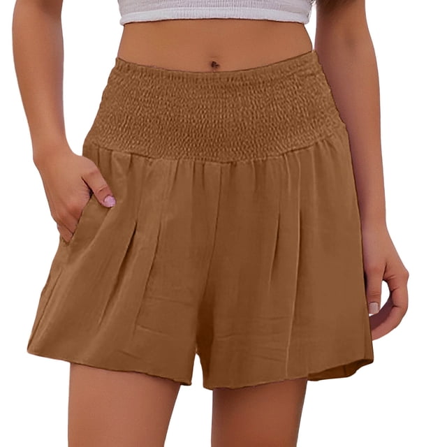 Vaqueros cargo de cintura media para mujer - Pantalones vaqueros elásticos de pierna ancha con bolsillos - Ligeros y transpirables para todas las estaciones, lavables a máquina