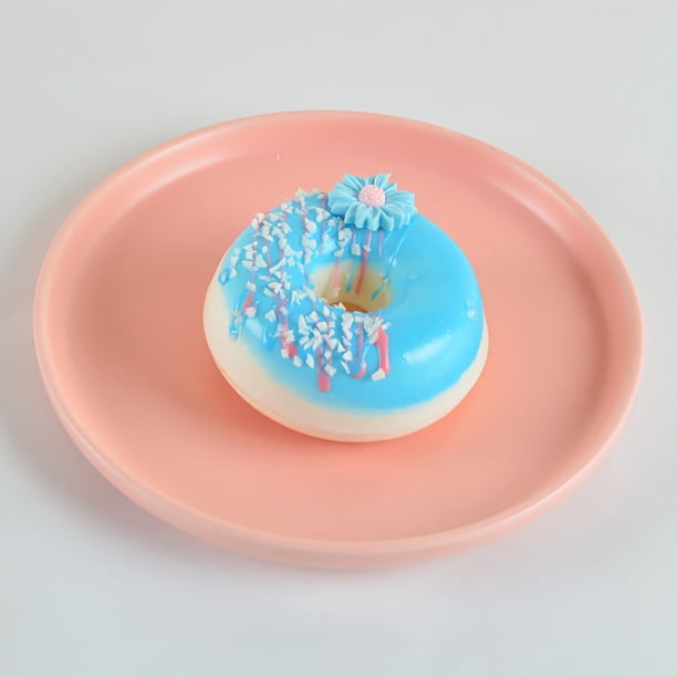 Simulación de Pastel de Comida Postre Imanes de Refrigerador Juguete Antiestrés para Decoración de Cocina y Regalo, Donut y Pastel de Comida Falsa Realista