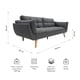 thumbnail image 4 of Sofá Cama 3 Plazas Buher Relan con Diseño Capitoné Gris, 4 of 10