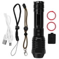 thumbnail image 1 of Oubit USB Flashlight,P99 Retractable Zoom Flashlight Strong Light Flashlight Outdoor Supplies Sturdy Construction, 1 of 9