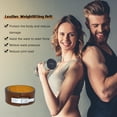 thumbnail image 6 of Leather Fitness Belt Gym Unisex For Powerlifting Training Waist Protector Men and Women, 6 of 14