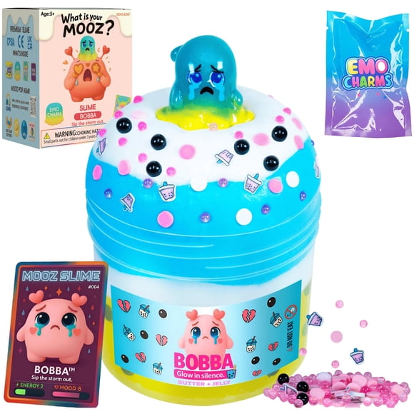 Kit de slime MOOZ Bobba 7 oz Fluffy Butter Jelly Mix