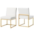 thumbnail image 2 of Kithkasa Velvet Dining Chairs for Dining Room,Upholstered Seat,Gold Base,Set of 2,Beige, 2 of 6