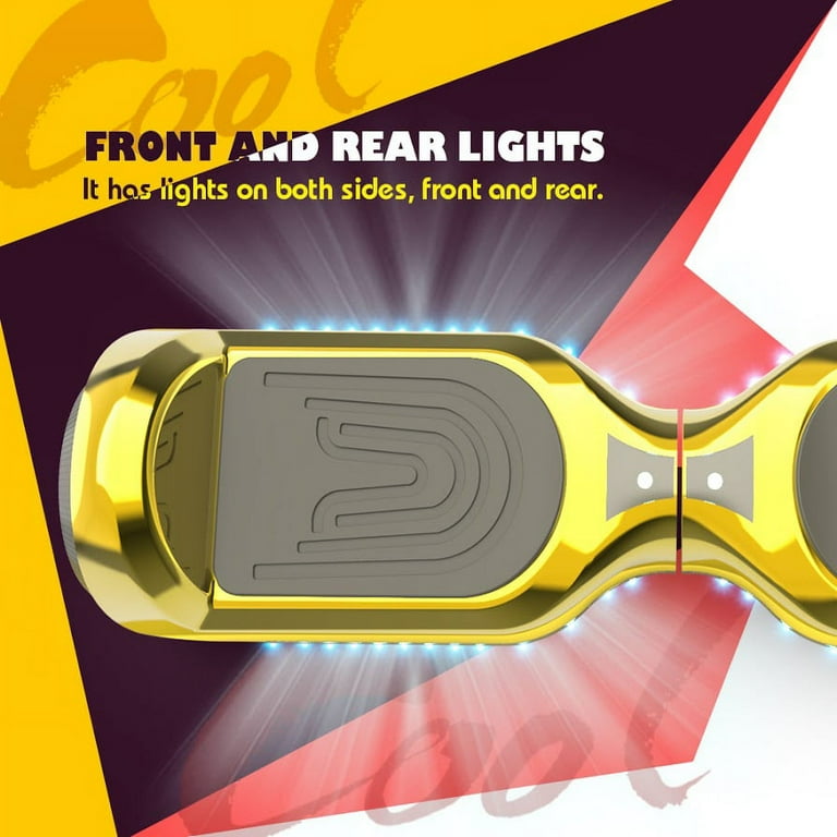 Hoverheart UL 2272 Listed Bluetooth 6.5 inch LED Bluetooth Hoverboard Two Wheel Electric Self Balancing Scooter Twinkle Star