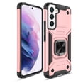 thumbnail image 2 of Liwarace Shockproof Metal Ring Stand Case for Samsung S22 Plus, Rose Gold, 2 of 6