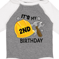 thumbnail image 4 of Inktastic Its My 2nd Birthday with Construction Tools Boys Long Sleeve Baby Bodysuit, 4 of 5