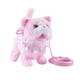 thumbnail image 3 of Juguete electrónico de simulación de gato que camina para niñas con correa y repetición Rosa, 3 of 7