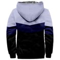 thumbnail image 4 of Winter Men's Hooded with Color Block 3D Print Padded Jacket for Cold Weather Warmth and Style, 4 of 5