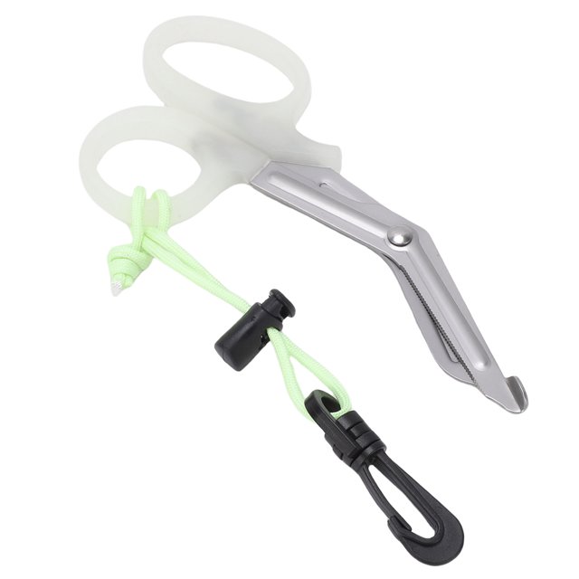 Tijeras Tijeras De Buceo Tijeras De Buceo De Acero Inoxidable Recubiertas De Ti Multifuncionales Blancas Luminosas Con Cubierta Para Cortar Redes De Pesca Algas Marinas