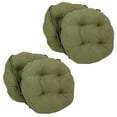 thumbnail image 1 of Coussins de Chaise Ronds en Micro Suède Solide de 16 Pouces (Ensemble de 4), 1 of 2