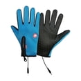 thumbnail image 2 of Warm Gloves Usb Heating Warm Gloves Touchscreen Anti- Outdoor Sports Skiing Cycling Snow Mittens Blue M, 2 of 9