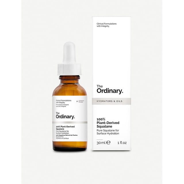Hidratante para la piel THE ORDINARY, aceite de escualano 100% de origen vegetal, 30 ml