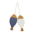 thumbnail image 2 of Melrose Fir Wood Fish Ornament Set of 2, 2 of 2