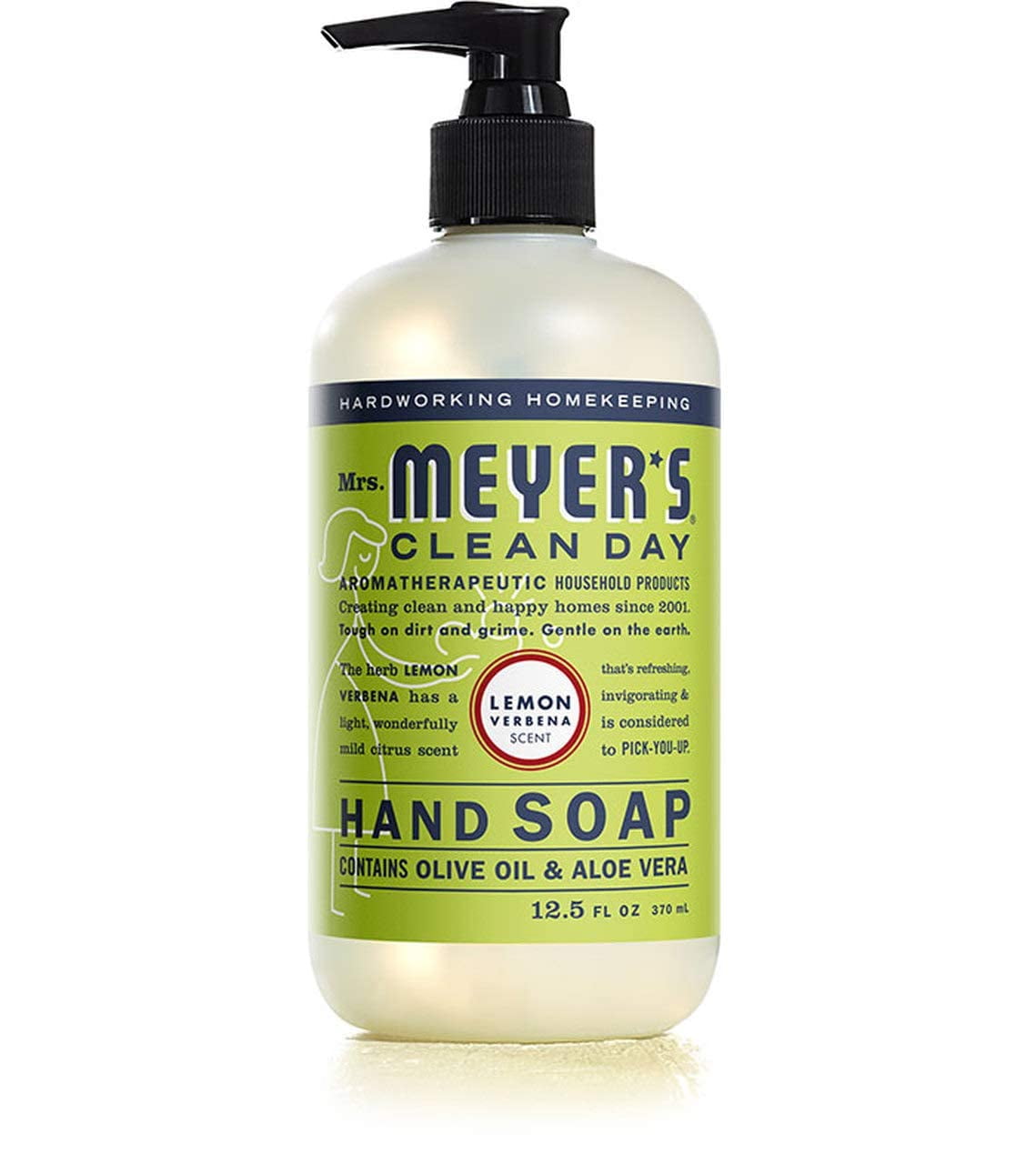 Mrs. Meyer's Liquid Hand Soap New Everyday 6 Scent Variety Pack, 1 Rainwater, 1 Oat Blossom, 1 Plumberry, 1 basil, 1 lavender, 1 Lemon Verbena , 6 CT