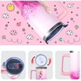 thumbnail image 5 of Flamingo Gifts 40 Oz Tumbler with Handle and Lid Straw, Pastel Aesthetic Stainless Steel Double Walled Vacuum Insulated Cup, Flamingo Lover Birthday Gifts for Women Girls, 5 of 6