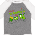 thumbnail image 4 of Inktastic Happy St. Patrick's Day Shamrock Train Boys or Girls Long Sleeve Baby Bodysuit, 4 of 5