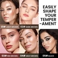 thumbnail image 5 of MesaSe Crayon à Sourcils 2024 Imperméable Microblading Crayon à Sourcils Contouring Stylo à Sourcils 4 Pointes Stylo à Sourcils Fins Microblading Crayon à Sourcils Crée Naturel 03 Rouge Brun, 5 of 5