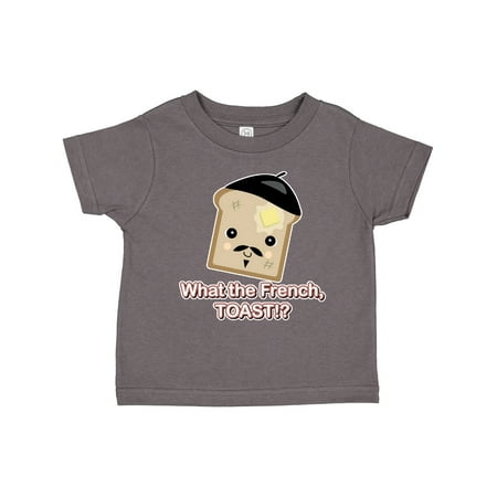 

Inktastic Funny Cute Kawaii What the French Toast Design Gift Toddler Boy Girl T-Shirt
