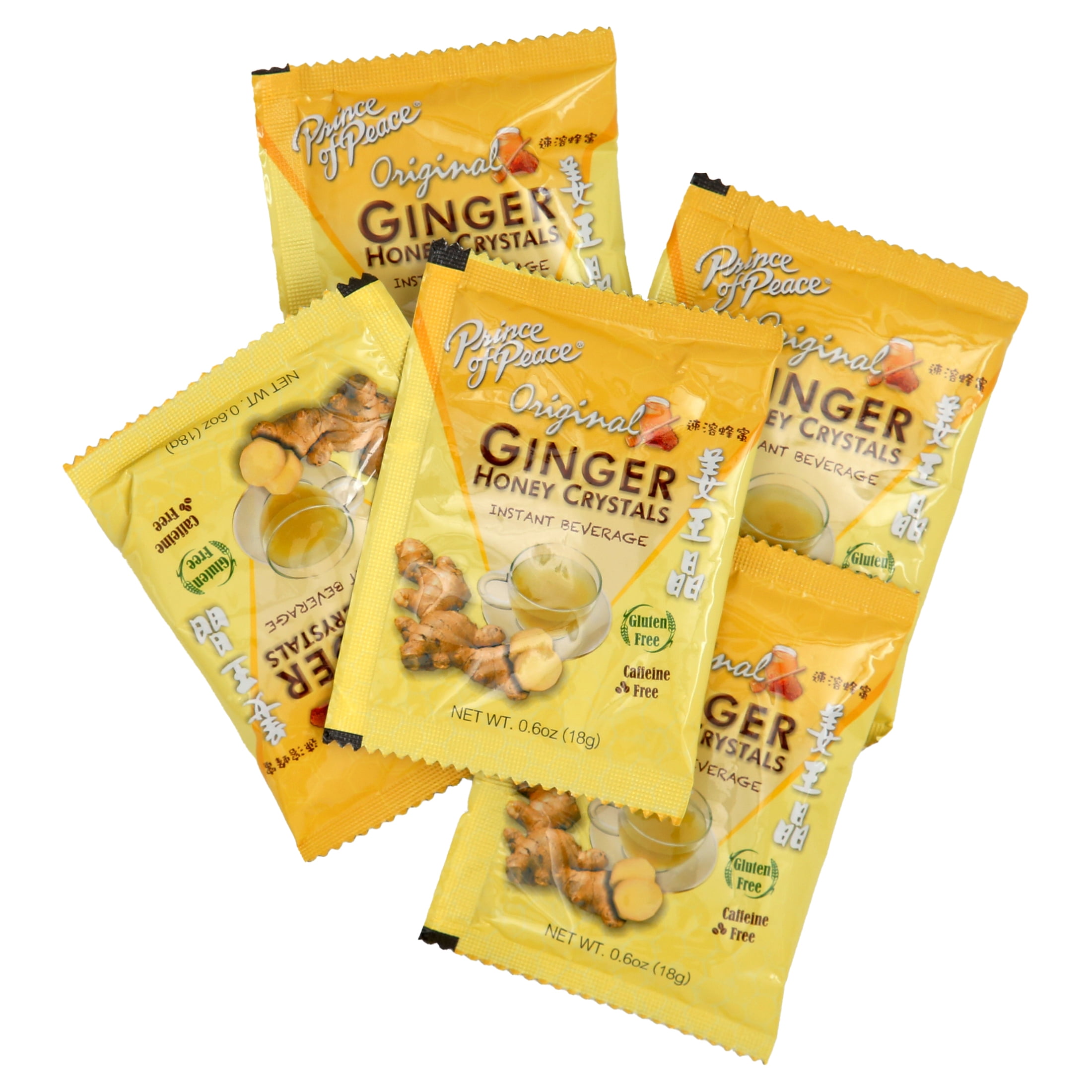 Prince Of Peace Ginger Honey Crystals, 30 Ct, Pack of 2