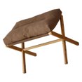 thumbnail image 4 of Foldable X Leg Soft Cushioned Foot Stool Multifunctional Foot Rest with Soft Cushion, 4 of 7