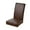Brown, variant on Wdhugt Pu Leather Chair Cover Stretch Slipcovers For Dining Room Kitchen Seat Protectors Washable 45-60 Cm Height Full Coverage Black