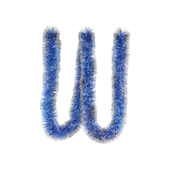 Cheapark Gift 6.56FT Christmas Foil Garland - Thick & Thin Streamers, Festive Decor for Xmas Tree & Indoor Home