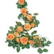 thumbnail image 5 of Xihbxyly Enredadera de Flores para Bodas, Decoración de Rosas Artificiales, Hojas Verdes Vibrantes, Ideal para Escaleras y Puertas, Decoración Versátil para Jardín y Hogar, Fiestas y Bodas, 78.74 Pul, 5 of 5