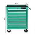 thumbnail image 3 of 7 Drawer Rolling Tool Chest with Wheels, Lockable Heavy-Duty Steel Tool Cabinet for Father's Garage Workshop Repair Shop, 3 of 11