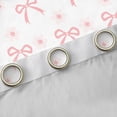 thumbnail image 4 of Erosebridal Girls Pink Bowknot Curtains Pack of 2 (42x84 Each),Cute Bows Cartoon Flowers Curtains Blackout,Dreamy Princess Style, 4 of 7