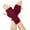 Wine, variant on Gloves 8 Figure Wool Half Finger Short Wrist Guard Missin