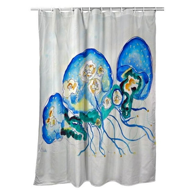 Betsy Drake SH1020 Rideau de Douche Multi Méduses
