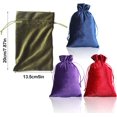 thumbnail image 2 of 4 Pcs Velvet Jewellery Pouches, Velvet Drawstring Gift Bag, 13 x 20 cm Drawstring Storage Bag, Jewellery Bag, Banquet, Gift, Jewellery Bag for Wedding Gift, 2 of 5