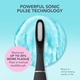 thumbnail image 3 of FOREO ISSA 3 Electric Toothbrush Bundle – 4-in-1 Silicone Cleaning, 2 Brush Heads, Rechargeable, Black, 3 of 7