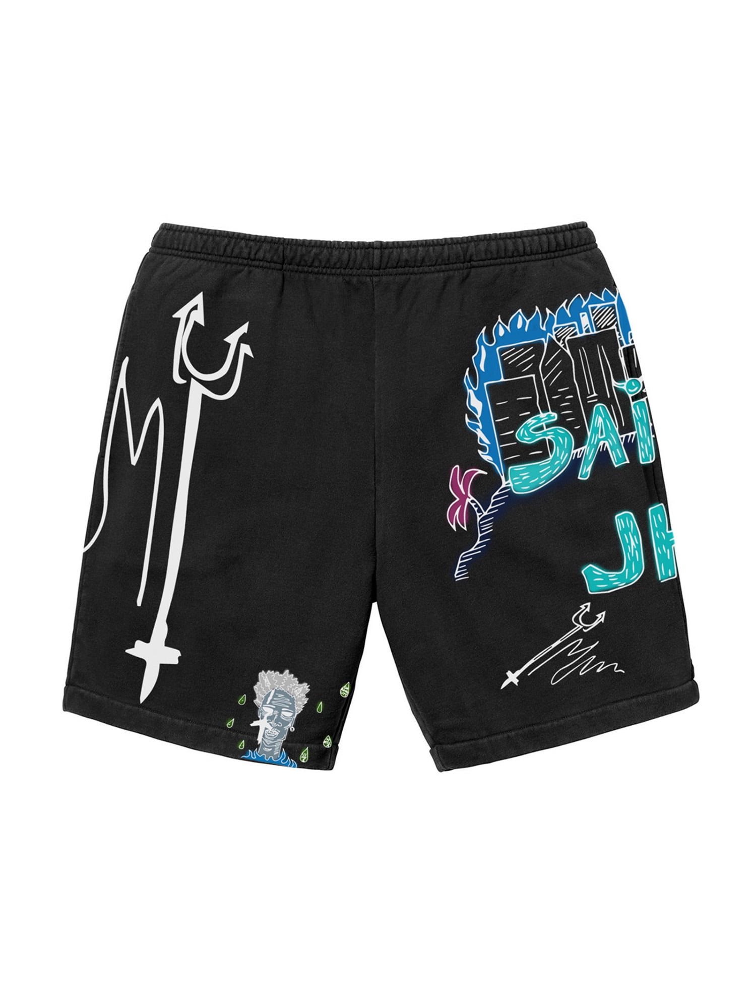 US 三軒茶屋 Flames Printed Easy Short Pants Flames Printed Easy Short Pants!!! by URAYAMA：US BLOG