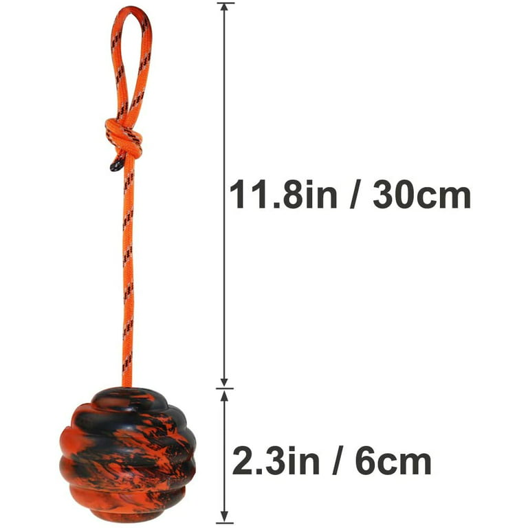 Throwing Ball Dog, Natural Rubber Ball Rope, Ball For Dogs, Dog Ball  Perfect Dog Training - Exercise And Reward Toy For Fetching, Catching,  Throwing