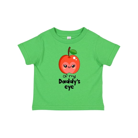 Inktastic Apple of My Daddy's Eye Cute Red Apple Boys or Girls Toddler T-Shirt