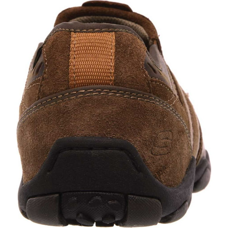 Skechers Men's Diameter-Zinroy Slip-On Loafer, Dark Brown, 10 W