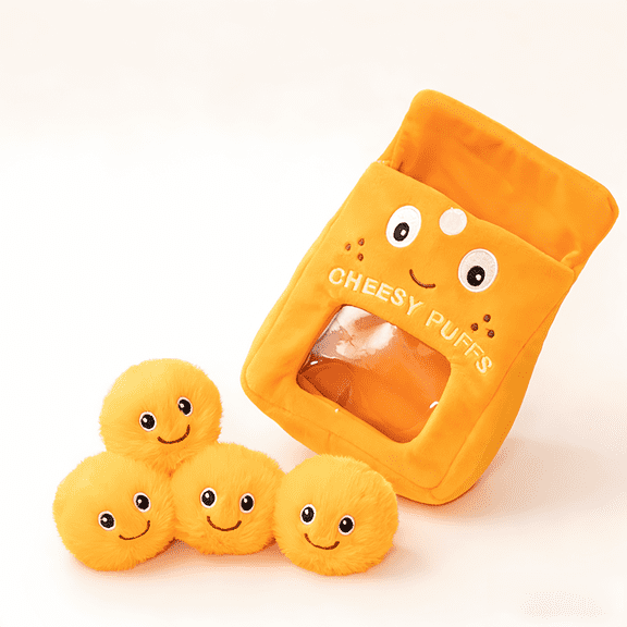 Creative Capybara Snack Bag Plush Toy Soft Cute Food Stuffed Plush Set Toys Decompression Toy Gift