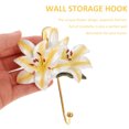 thumbnail image 4 of OULII Decorative Towel Hooks Flower Shaped Wall Hook for Hotel Use 1Set, 4 of 8