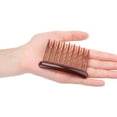 thumbnail image 4 of Set of 4 Tort Brown Hair Side Combs Slides Grips, Hair Combs for Women Girl Hair Clips, 7.7cm, 4 of 6