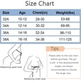 thumbnail image 2 of Girls Supportive Bralette 3 Pack Soft Padded Cotton Training Bra with Adjustable Straps for Teens Size 32-38, 2 of 4