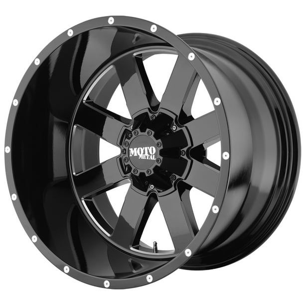 Moto Metal MO962 20x10 Wheel with 8 on 170 Bolt Pattern Gloss Black