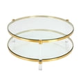 thumbnail image 1 of Home Gear Table basse dorée, 1 of 1