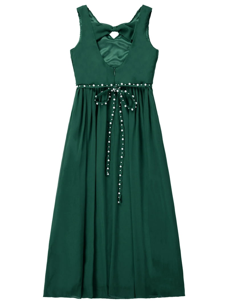 green emerald velvet dress Dark Green Beaded Prom Dress 2025 Spaghetti Strap Formal Dress 20555 Green / US6