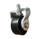 thumbnail image 2 of Ruedas para gato de suelo,Ruedas para gato de piso de 2 toneladas y 2,5 toneladas,Ruedas giratorias Race Jack Ruedas negras Accesorios,Ruedas giratorias de repuesto para remolque de barco con, 2 of 9