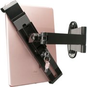 CTA Digital Articulating Security Wall Mount for 7-13 Inch Tablets, including iPad 10.2-inch (7th/ 8th/ 9th Generation) - 7 to 13 Screen Support - 1