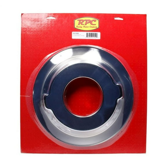 Racing Power Co-Packaged 14in Chrome Recessed Base Air Cleaner